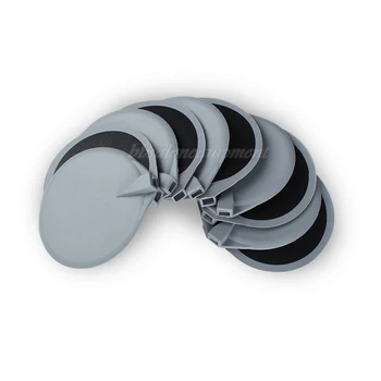 

5 Pairs Of Round 6.5 cm Rubber Replacement Electrode For Microcurrent Massager Tens Beauty Slimming Machine