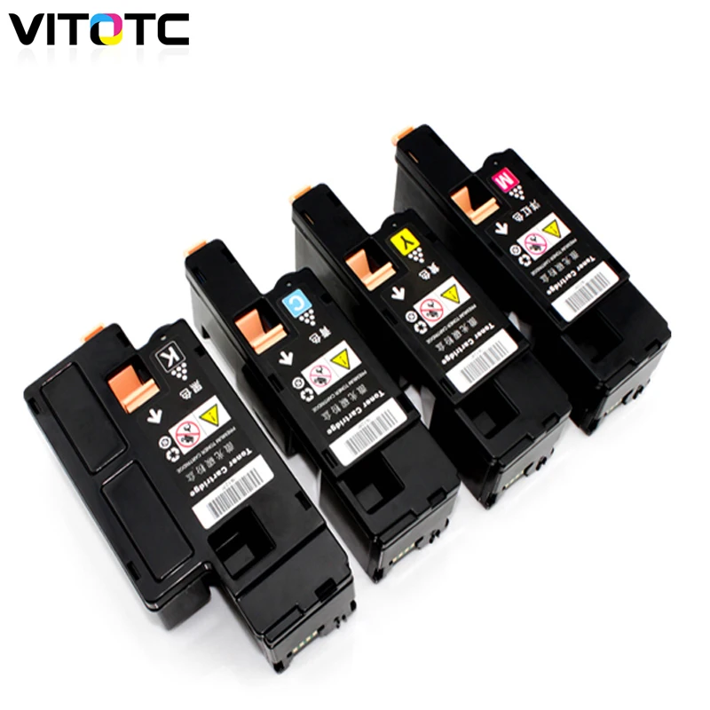 Toner Cartridge Compatible For Dell C1760 C1760nw C1765 C1765nf C1765nfw Color Toner 332-0407 332-0410 332-0409 332-0408 Chips toner cartridge replacement