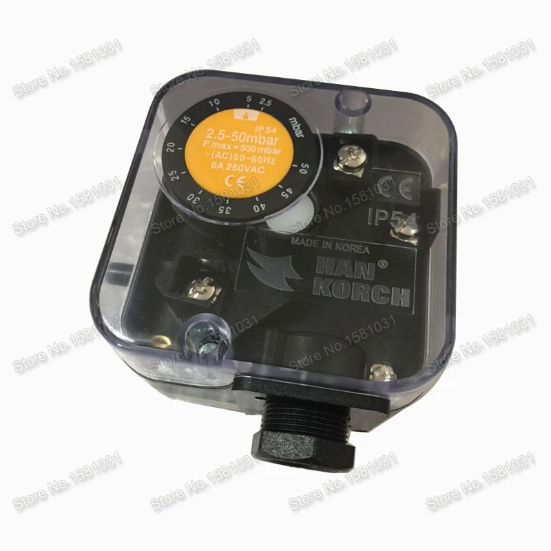 

SGPS-50V Pressure switch HANKORCH air pressure switch 2.5-50mbar