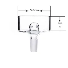 Курить Dogo новое поступление прозрачный дизайн Мужская стеклянная чаша для кальяна 49 г 18 мм табачная чаша кальян аксессуары
