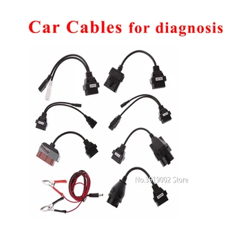 

8 Pcs/Set car obd obdii cable for delphis vd ds150e cdp for autocoms cdp pro