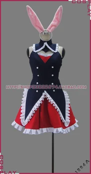 

Mondaiji Kuro Usagi Black Rabbit Bunny Girl Cosplay Costume Party Dress customized