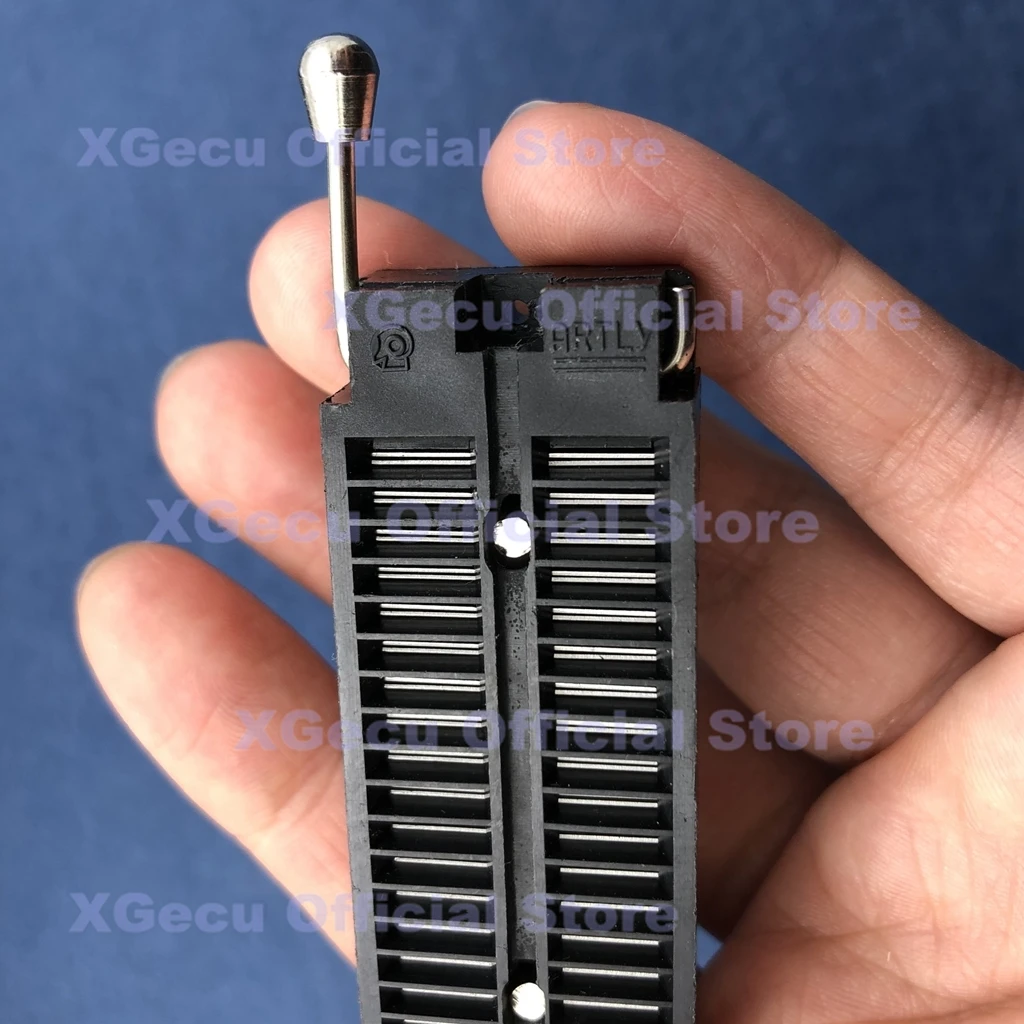 Один шт черный Высокое качество 40 PIN Универсальный ZIF Разъем для DIP IC MCU+ 40 PIN разъем с круглым отверстием