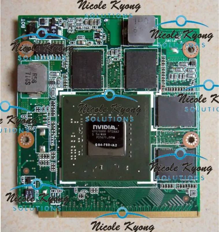 08G2032NV10V 8600M 8700M GT G84-600-A2 G84-750-A2 MXM II graphics VGA Video Card for ASUS N2SV laptop