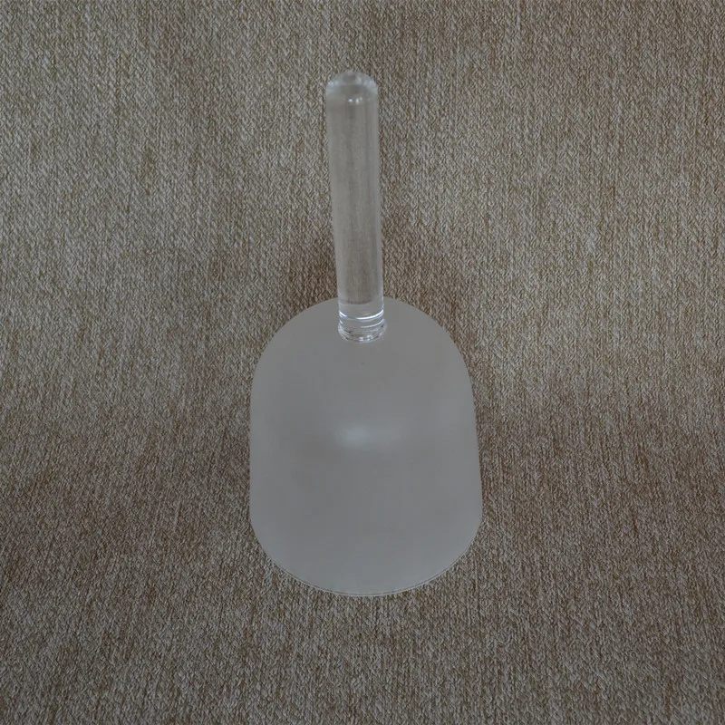 

HF 3 octive Frosted Crystal Singing Bowl 7 Pieces With Handle With Bag Playing Mallet
