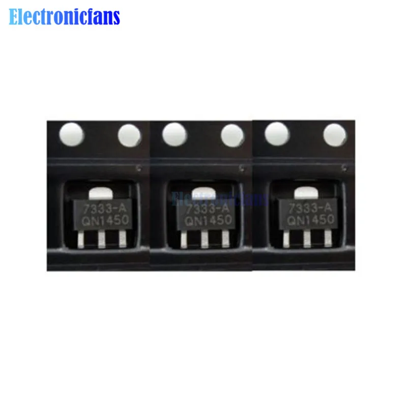 10PCS HT7333 A HT7333 3.3V SOT 89 Low Power Consumption LDO Voltage ...
