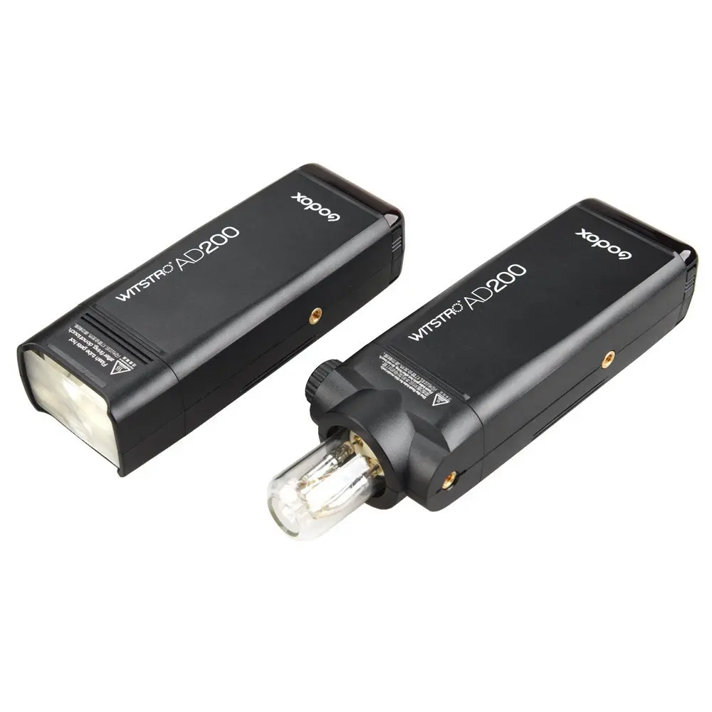 Карманная вспышка GODOX AD200 TTL 2 4G HSS 1/8000s двойная головка 2900 Вт с литиевой батареей