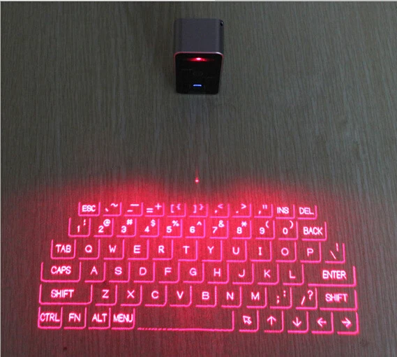 Teclado de proyección láser con el ratón + altavoces 5200 del tesoro de