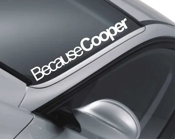 

Because Cooper Window Sticker Window JDM Drift Decal z52 55cm