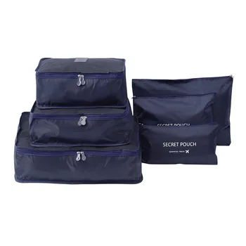 

6Pcs Different Shapes Travel Set Clothes Storage Bages Part Secret Underwear Bras Small Accessorie Packing Luggage Organizer Bag