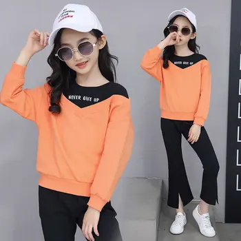 

4 6 8 10 12 Year Old Toddler Girl Clothes Set Spring O-Neck Collar Newborn Baby Girl Clothes Autumn Kids Girls Clothing Sets