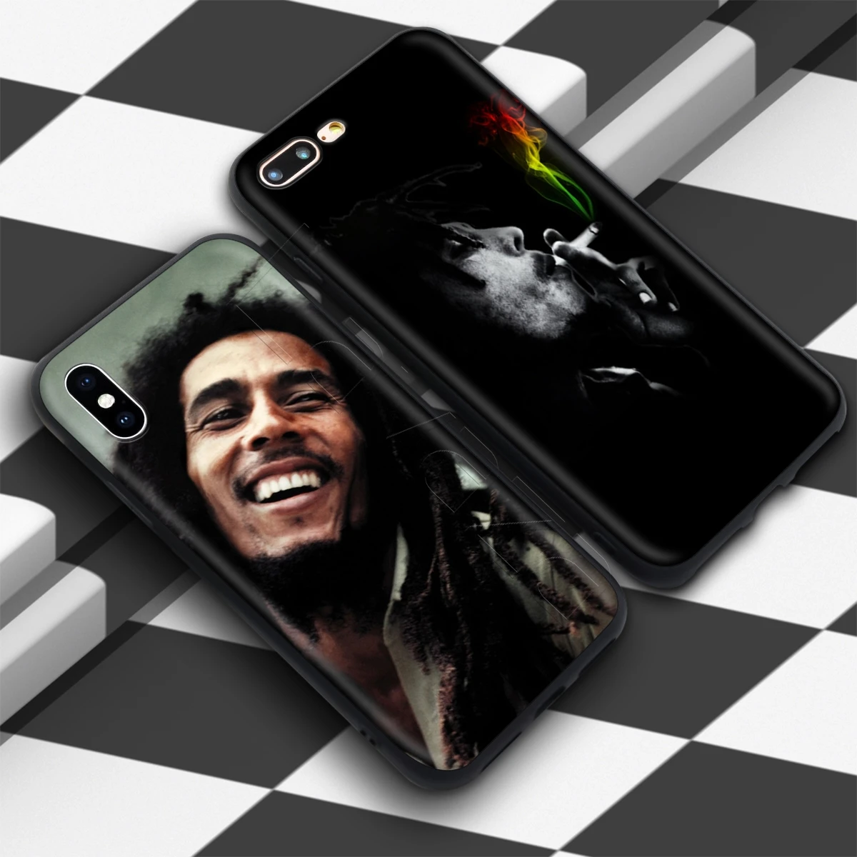 Чехол Lavaza Bob Marley для iPhone 11 Pro XS Max XR X 8 7 6 6S Plus 5 5S se