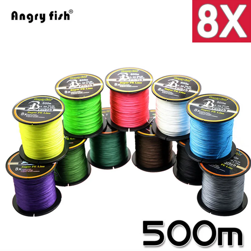 Buy Wholesale 500 Meters 8x Braided Fishing Line 11