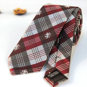 6cm Unique Design New Narrow Quality Polyester Silk Business Men's Decorative Tie Fashion Korean Men's Tie Accessories
