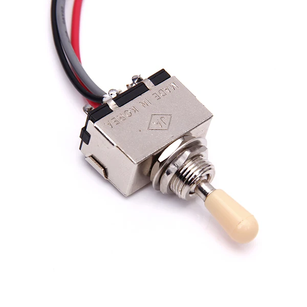 Circuit Wiring Set with 3 Box Toggle Pickup Selector 2V/2T/1J for LP Electric Guitar Circuit Wiring Accessory