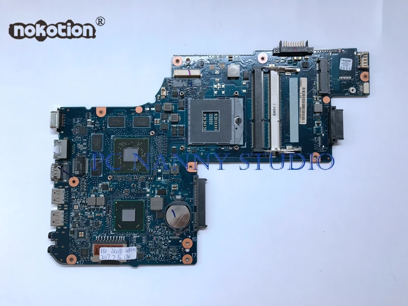 NOKOTION H000050760 для Toshiba L850 C850 C855 Материнская плата ноутбука HD 7610 M/1 GB S988B HM76 в хорошем рабочем состоянии