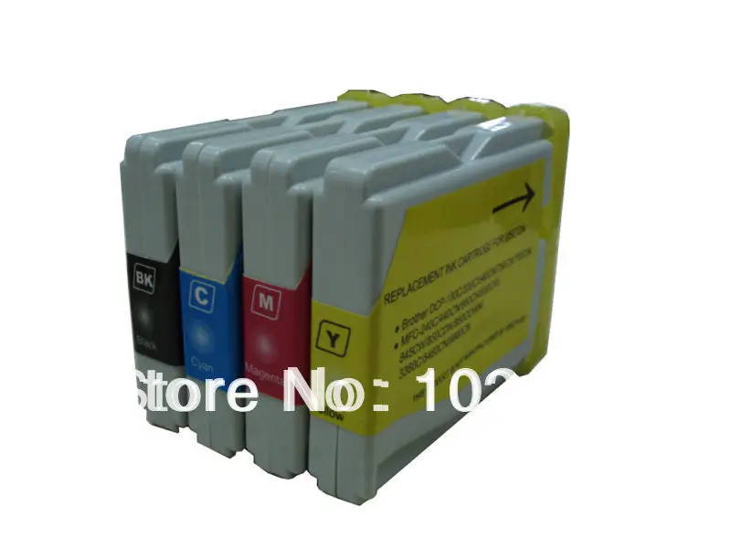 

4 LC51 ink Catridge for Brother DCP-130C DCP-330C 340CN