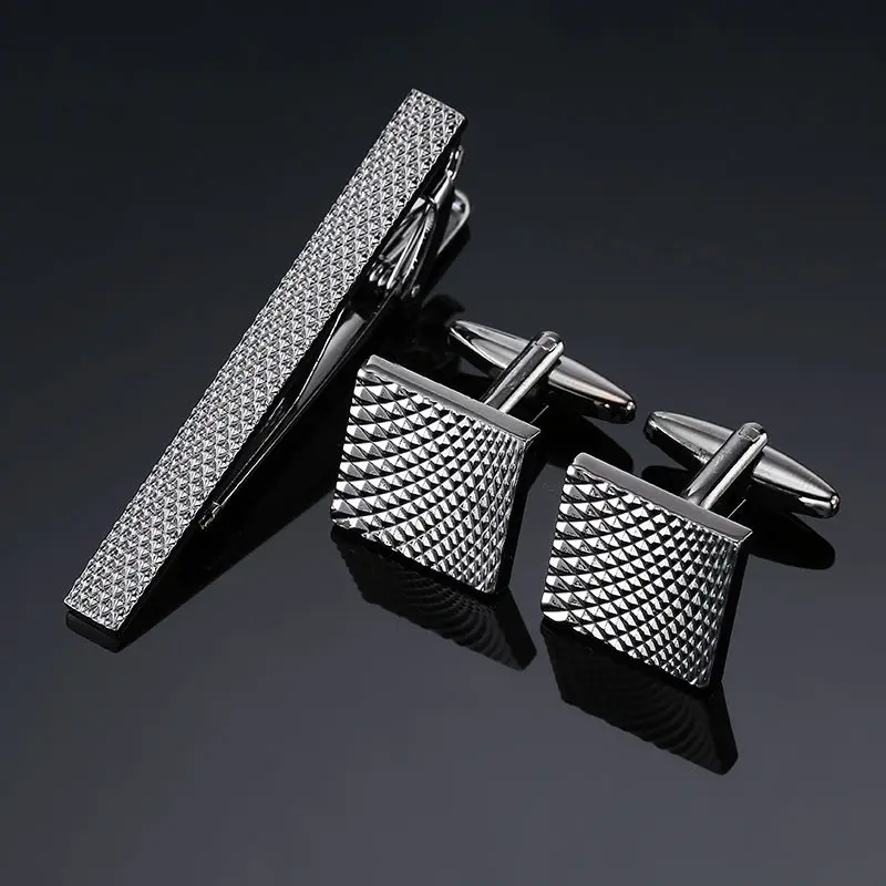 Aooaz 2 Kinds Mens Stainless Steel Jewelry 6 Style Cufflinks/Tie Clips Pins Christmas Xmas Gift Box