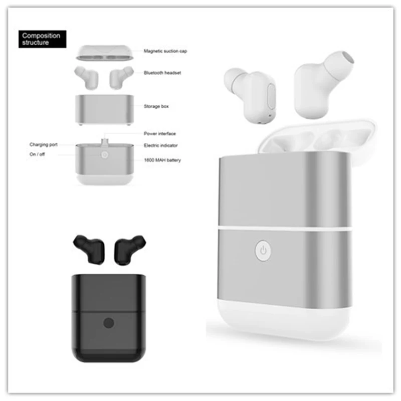 

TWS V5.0 Mini Wireless Earphone Bluetooth Earphone X2-TWS Stereo Earbuds Business In-Ear Earphone With Microphone Handsfree Cal
