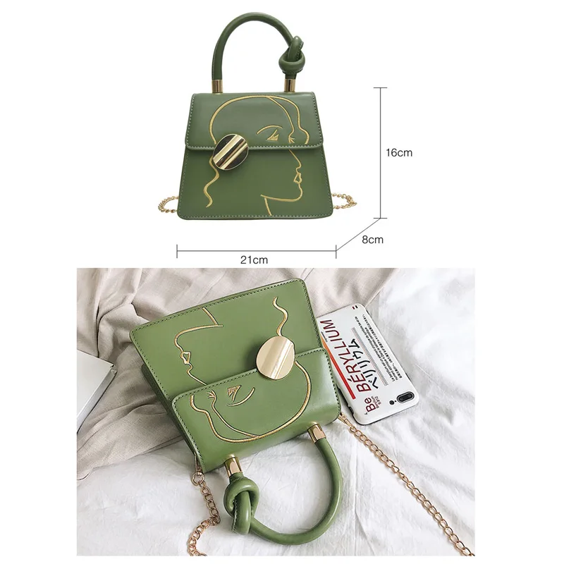 

Women Bags Fashion Luxury Handbags Women's Lady Embroidery Women's Shoulder Bag Small Pu Leather Crossbody Bags For Women 2019
