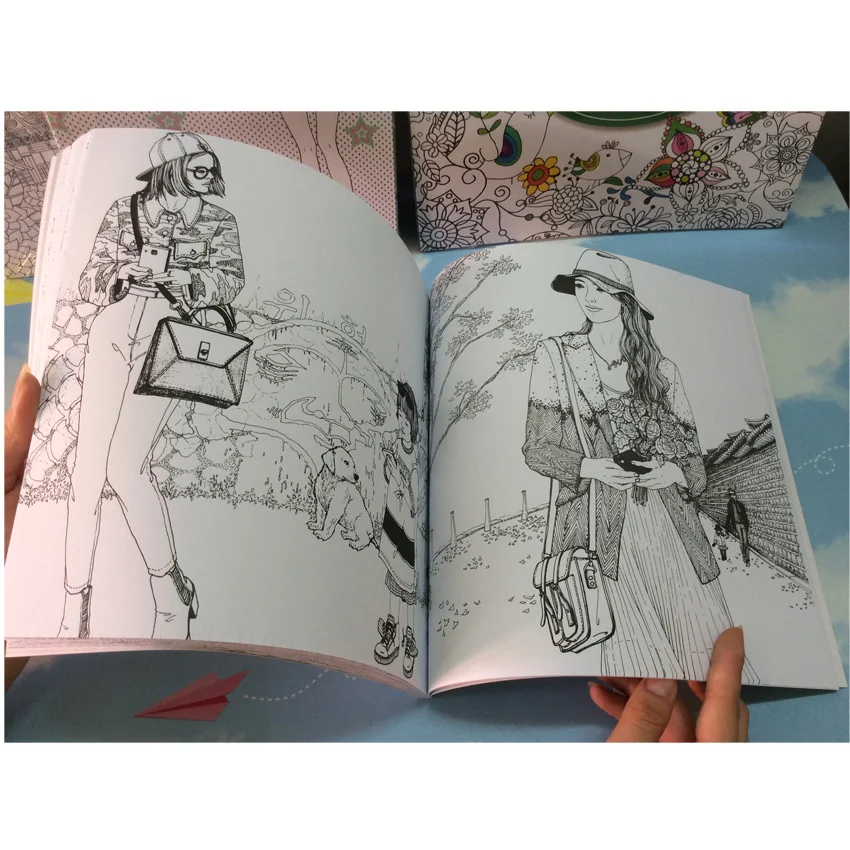 Kids books LOOK Secret Garden Coloring Books For adults children Colouring Book Painting/Fashion/color/Drawing Book 94 Pages