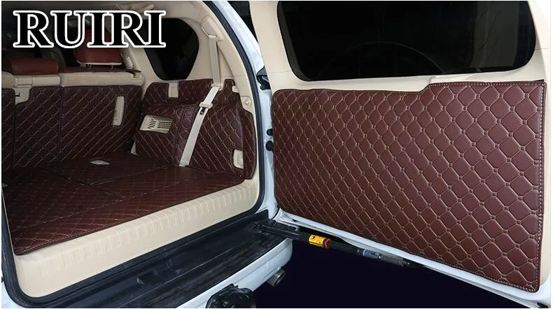 Полный Комплект ковриков для багажника автомобиля + задней двери Toyota Land Cruiser Prado 150