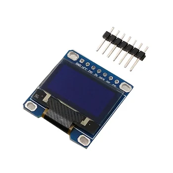 

7PIN 0.96 inch OLED display module CII series blue yellow 128X64 I2C SSD1306 12864 LCD screen GND card 0.96