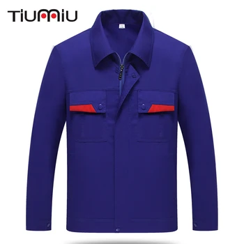 

Wholesale High Quality Workshop Wear Clothes Unisex Summer Long Sleeves Engineering Uniforms Service Patchwork Jacket with Pants