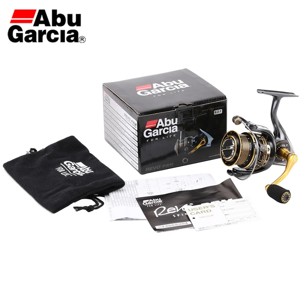 Оригинальная спиннинговая Рыболовная катушка Abu Garcia REVO PRM 2000SH 2500SH 6,2: 1 10BB C6, углеродный бас-светильник, Рыболовная катушка для соли Бастилии