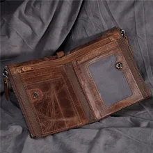 Daffdoil Handmade Genuine Wallet Leather Wallet Female Hasp Women Men Wallets Cow Genuine Leather Brown 2018 genuine cow leather men
