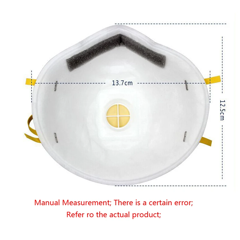 2 шт. 3 м 8210 в респиратор дыхательный клапан маска PM2.5 маска от пыли нетканый тканевый складной фильтр Маска для взрослых N95 защитные чашки маски