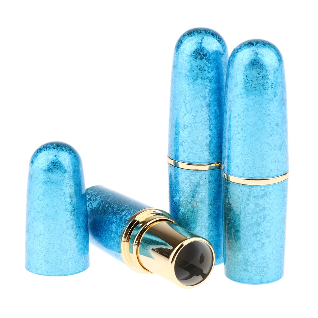 3pcs DIY Lip Balm Bottles Lipstick Chapstick Lip Gloss Empty Tubes with Twist Bottom 12.1mm