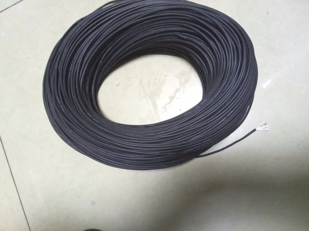 1 Катушка 200 м 3KV DC 18AWG Высокое напряжение силиконовая линия красный провод кабель
