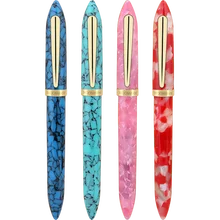 Moonman S1 Acrylic Resin Fountain Pen Iridium Extra Fine / Fine Nib 0.38 / 0.5mm Writing Ink Pens Gold Trim with Gift Box Set m2 dropper iridium point extra fine transparent fountain ink pens large capacity nib 0 38mm offices students gift box ins style