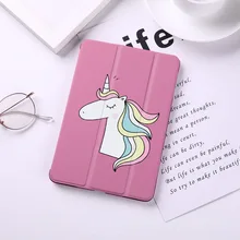 Чехол-книжка с единорогом для iPad Mini 5 4 3 2 1, чехол для планшета, защитный чехол для iPad Mini 1 2 3 из искусственной кожи