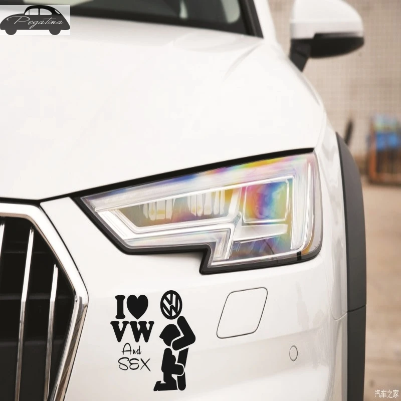 Vw Blowjob Decal Funny Car Sticker Window Humor Bumper Motorcycle Car