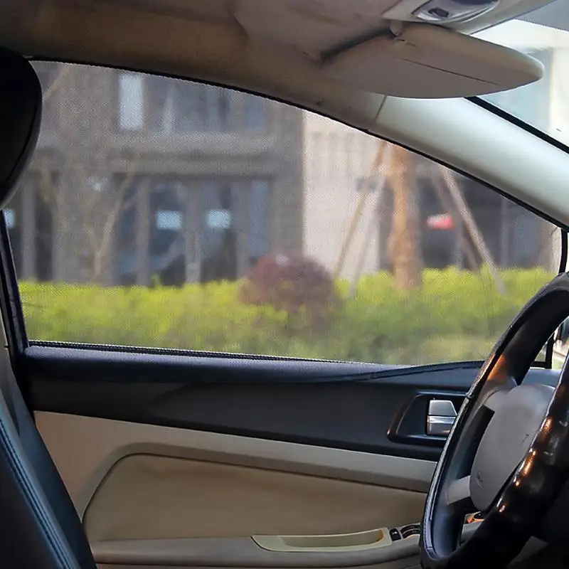 Магнитный автомобильный солнцезащитный козырек для окна, летний сетчатый однослойный уплотненный занавес с защитой от ультрафиолета, легко снимаемый магнитный автомобильный занавес
