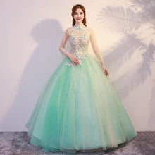 Элегантный блесток бальное платье роскошный бисер девушка сладкий 16 бальное платье для светской девушки бандаж сексуальный открытая спина Vestidos De 15 Anos