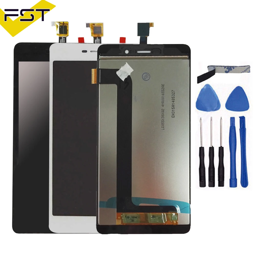 Черный/белый для Wiko Pulp Fab 4G ЖК дисплей и инструмент ремонта сенсорного экрана в