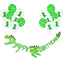 Dinosaur Party Supplies Dinosaur Balloons Paper Garland for Kids Boy Birthday Party Decoration jurassic world jungle party decor