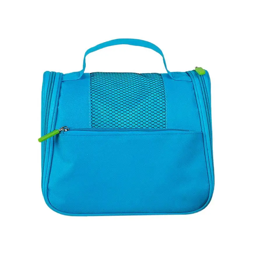 Модный 11 органайзер для косметики сумка с отделениями подставка для косметических кистей черный Mar14 - Цвет: Blue