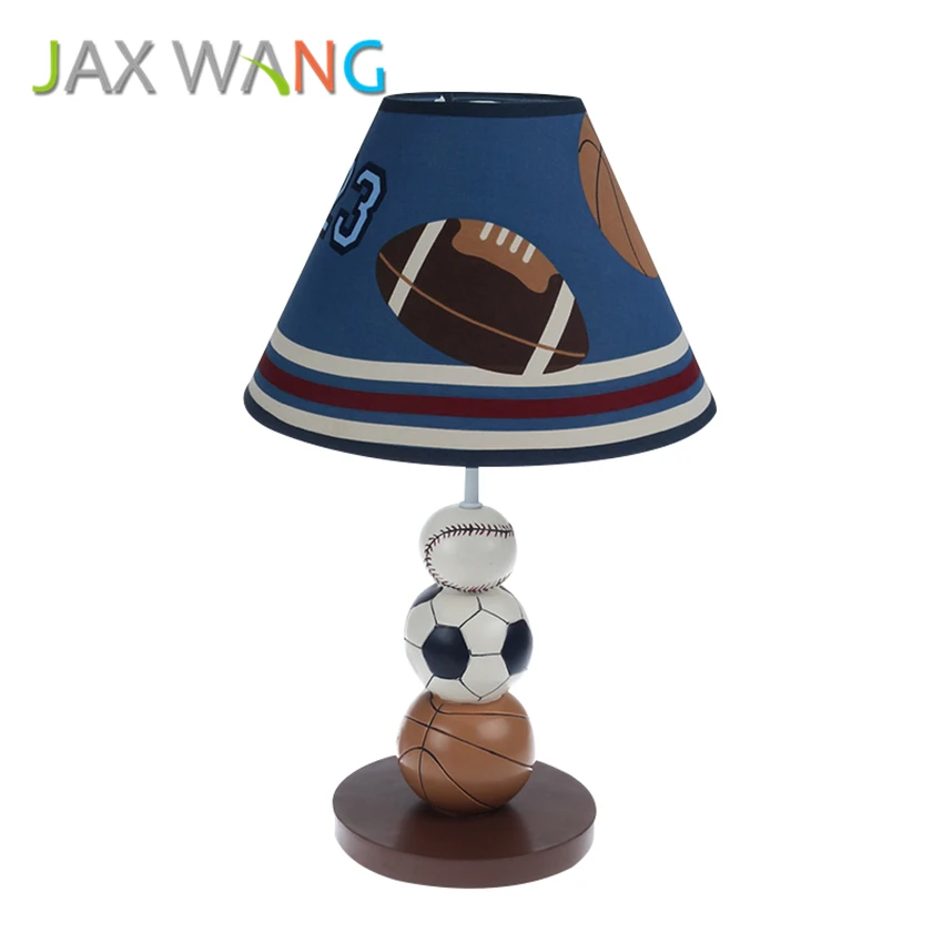 Basketball Football LED Table Lamp Children Bedroom Bedside Table Light