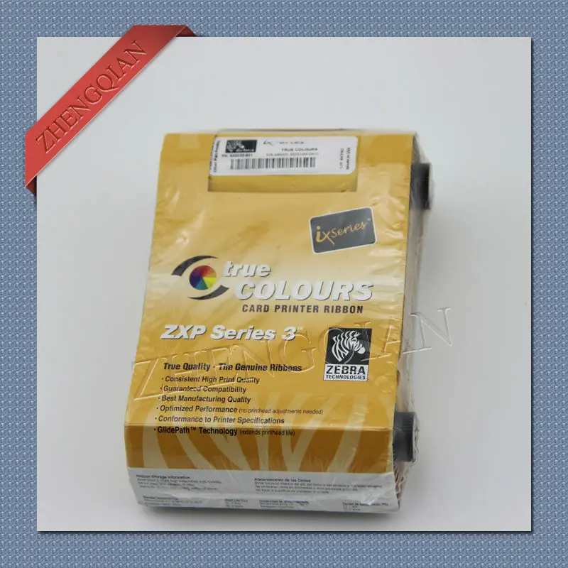 Черная лента Zebra 800033 301 работает на принтере zxp3 для карт|card printer ribbon|zebra ribbonprinter ribbon |