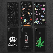 Мягкий силиконовый чехол с милым принтом планеты для Honor 8X 7C 7A 10, чехол для телефона Huawei Mate 10 20 Pro P30 P20 P10 P8 P9 Lite Capa