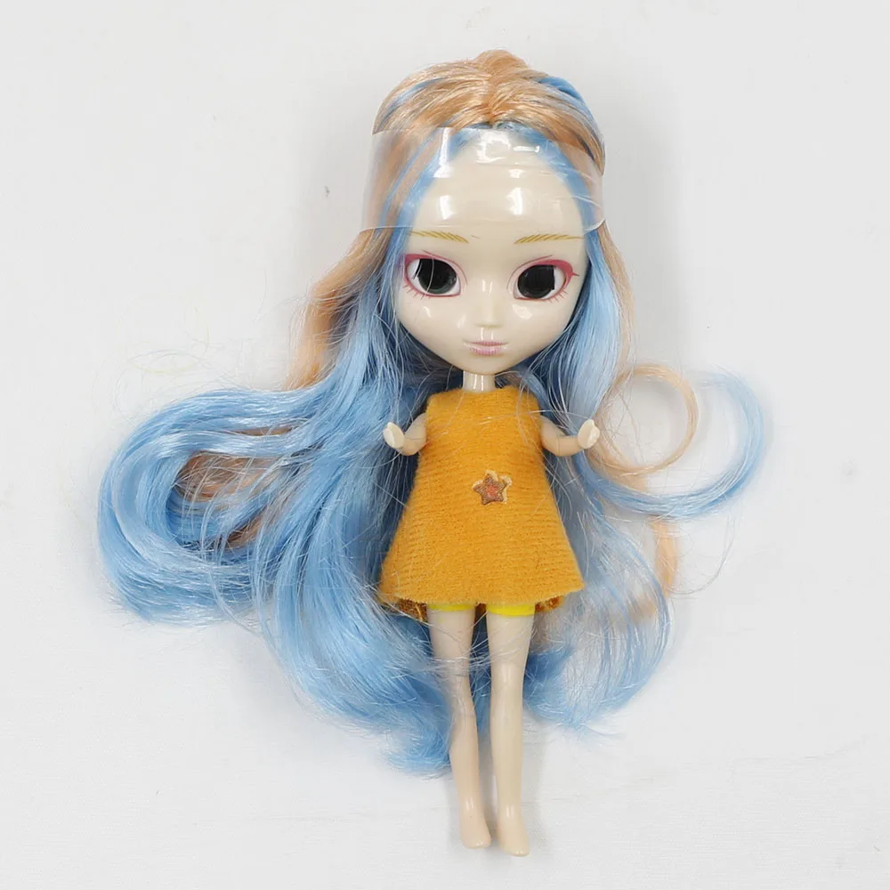 Item 17 Мини Blyth кукла без челки 12 см много видов Хари с случайным платьем DIY модные игрушки - Цвет: Item 17