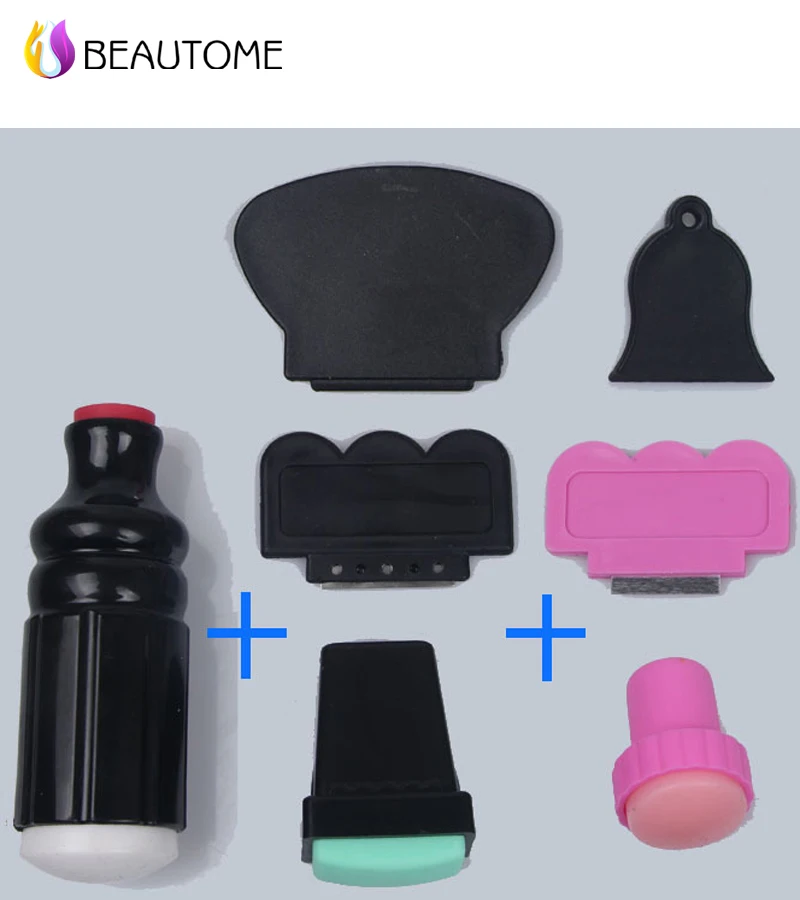 Pro New Style Nail Art Stamping Stamp Tools Scraping Knife Set