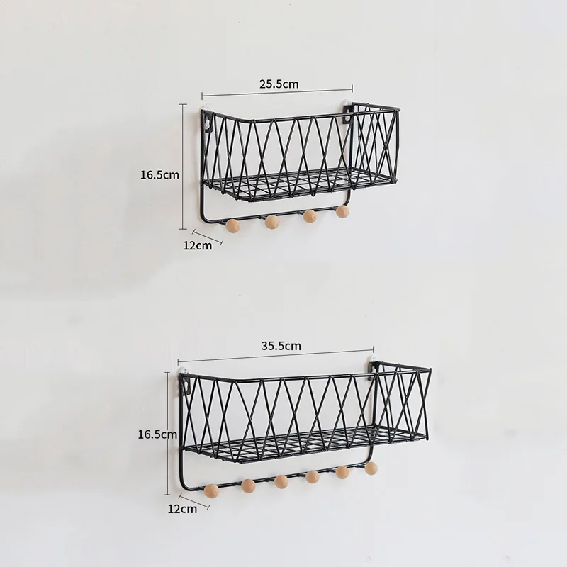 Железная сетка Книжная полка для креативного настенного подвешивания журналов Nespaper Органайзер держатель домашний стеллаж для хранения с крюком декоративная подставка