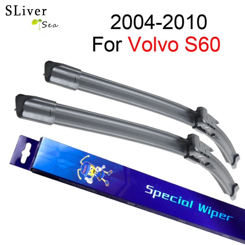 SLIVERYSEA Wiper Blade For Volvo S60 2004 2010 24''+22'' High Quality