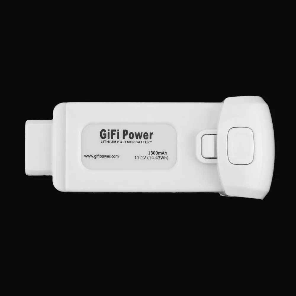 

1 pc Gifi Power Lightweight Compact 11.1V 1300mAh 14.43Wh Replacement Lithium Polymer Battery for Yuneec Breeze
