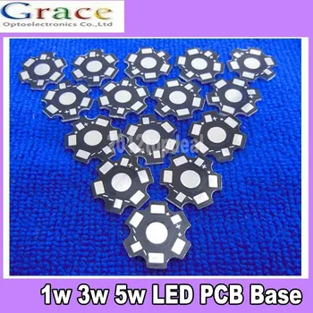 

1000pcs 1W 3W 5W High Power LED PCB Aluminum Star base plate Circuit board DIY